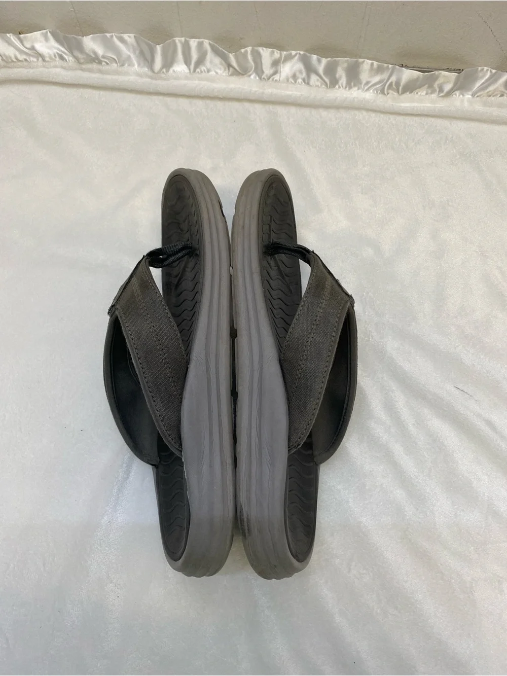 George Men's Atlantic II Cushion Flip-Flops size 11 gray